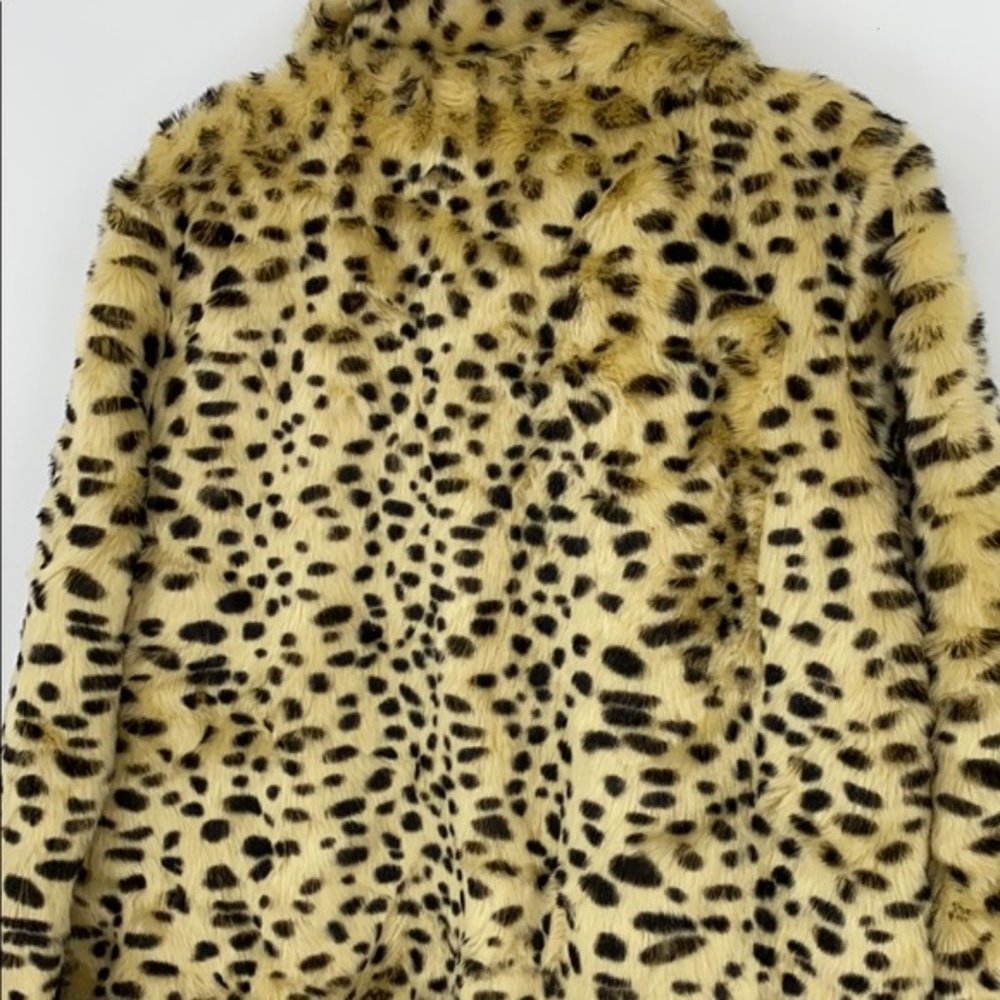 Forever 21 Animal Cheetah Print Faux Fur Coat - Picture 10 of 15